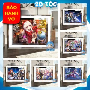 Khung kính Kafka, Silver Wolf, Bailu, Bronya, Fu Xuan,… Game Honkai: Star Rail (1) - để bàn by 2D Tộc Shop