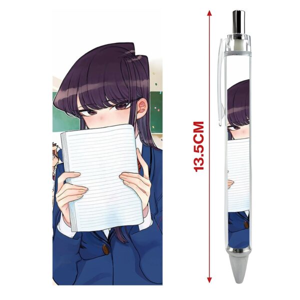 Bút viết In hình Anime Manga Komi Nữ Thần Sợ Giao Tiếp - Hình in sắc nét - Bút Gel ngòi 0.5mm by 2D Tộc Shop