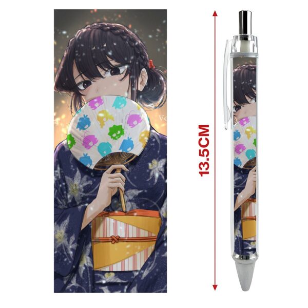 Bút viết In hình Anime Manga Komi Nữ Thần Sợ Giao Tiếp - Hình in sắc nét - Bút Gel ngòi 0.5mm by 2D Tộc Shop