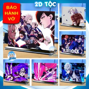 shopee-22678461729-1 Khung ảnh Mica trong suốt Kích thước A4,A5 In hình Anime Manga Blue Lock đế lùa màu đen - 2D Tộc Shop