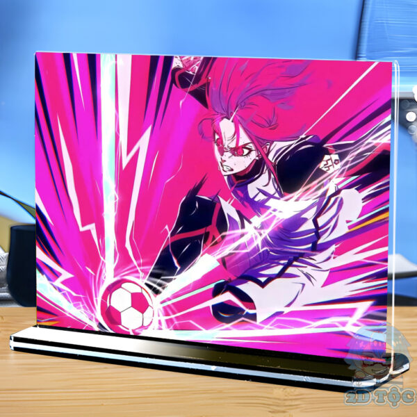 shopee-22678461729-5 Khung ảnh Mica trong suốt Kích thước A4,A5 In hình Anime Manga Blue Lock đế lùa màu đen - 2D Tộc Shop