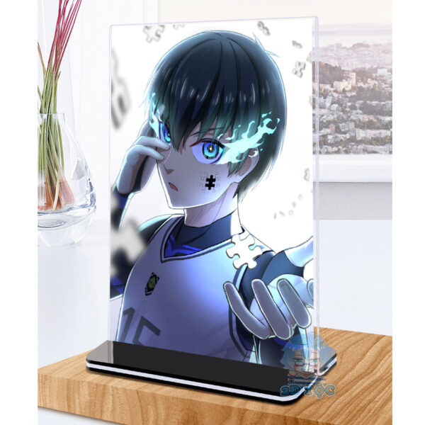 shopee-22678461729-6 Khung ảnh Mica trong suốt Kích thước A4,A5 In hình Anime Manga Blue Lock đế lùa màu đen - 2D Tộc Shop