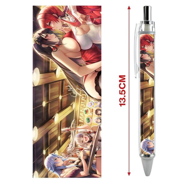 Bút viết In hình Game Azur Lane (2) - Hình in sắc nét - Bút Gel ngòi 0.5mm by 2D Tộc Shop