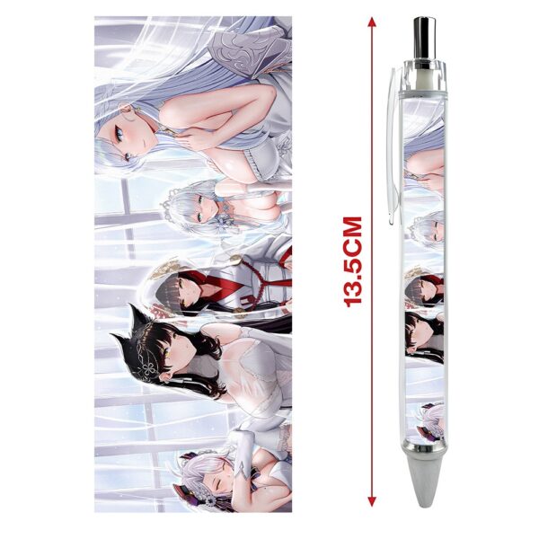 Bút viết In hình Game Azur Lane (2) - Hình in sắc nét - Bút Gel ngòi 0.5mm by 2D Tộc Shop