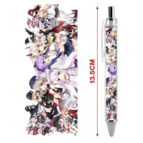 Bút viết In hình Game Azur Lane (1) - Hình in sắc nét - Bút Gel ngòi 0.5mm by 2D Tộc Shop