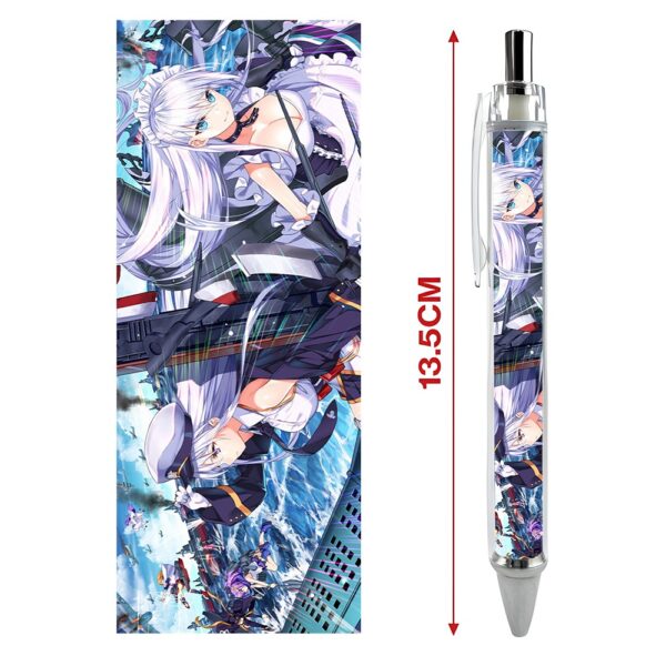Bút viết In hình Game Azur Lane (1) - Hình in sắc nét - Bút Gel ngòi 0.5mm by 2D Tộc Shop
