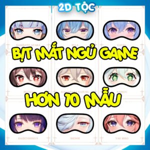 Bịt mắt ngủ Game Genshin Impact – Phụ Kiện Anime By 2D Tộc Shop