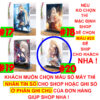 Khung ảnh Mica trong suốt Kích thước A4,A5 In hình Anime Manga Light Novel Thiên sứ Nhà Bên (1) đế lùa màu đen
