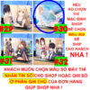 Khung ảnh Mica trong suốt Kích thước A4,A5 In hình Anime Manga Light Novel Thiên sứ Nhà Bên (1) đế lùa màu đen