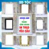 (In theo yêu cầu) Khung Ảnh Treo Tường, Để Bàn 10x15, 13x18, A5, A4, A3 Mặt Mica kèm chân đế/Đinh 3 chân (1)