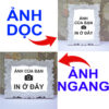 (In theo yêu cầu) Khung Ảnh Treo Tường, Để Bàn 10x15, 13x18, A5, A4, A3 Mặt Mica kèm chân đế/Đinh 3 chân (1)