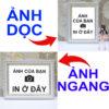 (In theo yêu cầu) Khung Ảnh Treo Tường, Để Bàn 10x15, 13x18, A5, A4, A3 Mặt Mica kèm chân đế/Đinh 3 chân (1)