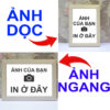 (In theo yêu cầu) Khung Ảnh Treo Tường, Để Bàn 10x15, 13x18, A5, A4, A3 Mặt Mica kèm chân đế/Đinh 3 chân (1)