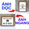(In theo yêu cầu) Khung Ảnh Treo Tường, Để Bàn 10x15, 13x18, A5, A4, A3 Mặt Mica kèm chân đế/Đinh 3 chân (1)