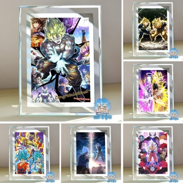 Khung ảnh kính Anime Manga Dragon Ball 7 Viên Ngọc Rồng kích thước A4 A5 13x18 by 2D Tộc Shop