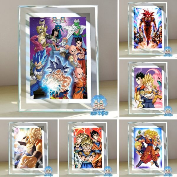 Khung ảnh kính Anime Manga Dragon Ball 7 Viên Ngọc Rồng kích thước A4 A5 13x18 by 2D Tộc Shop