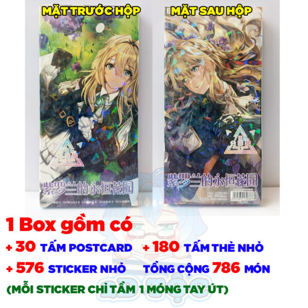 Hộp ảnh 340-1660 cái Postcard LOMO Sticker Anime Manga Light Novel Violet Evergarden - Hộp ảnh LOMO 2D Tộc Shop