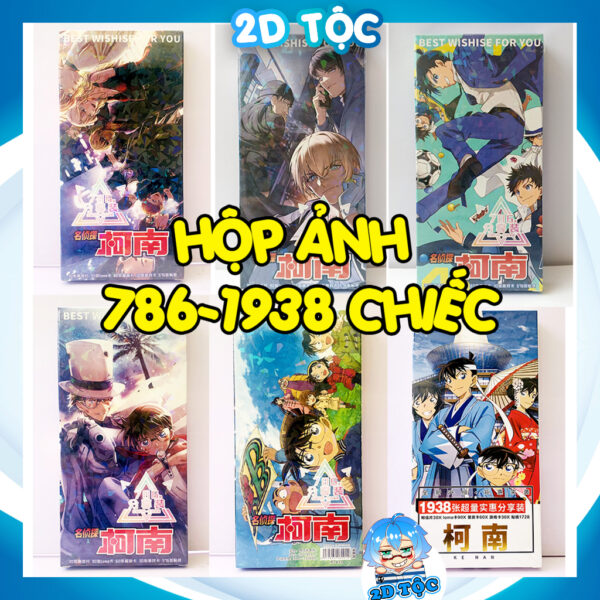 Hộp ảnh 786-1938 cái Postcard LOMO Sticker Anime Manga Light Novel Thám tử lừng danh Conan - Hộp ảnh LOMO 2D Tộc Shop