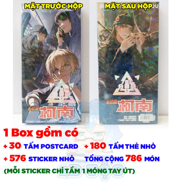 Hộp ảnh 786-1938 cái Postcard LOMO Sticker Anime Manga Light Novel Thám tử lừng danh Conan - Hộp ảnh LOMO 2D Tộc Shop