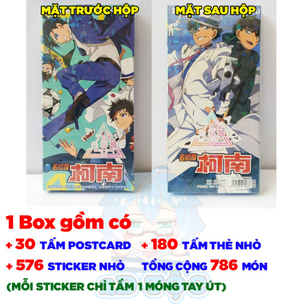 Hộp ảnh 786-1938 cái Postcard LOMO Sticker Anime Manga Light Novel Thám tử lừng danh Conan - Hộp ảnh LOMO 2D Tộc Shop