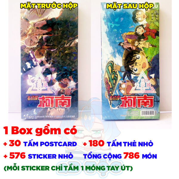 Hộp ảnh 786-1938 cái Postcard LOMO Sticker Anime Manga Light Novel Thám tử lừng danh Conan - Hộp ảnh LOMO 2D Tộc Shop