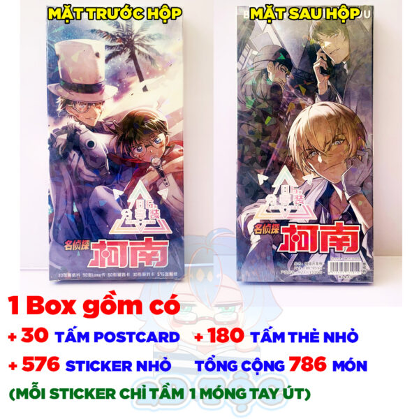 Hộp ảnh 786-1938 cái Postcard LOMO Sticker Anime Manga Light Novel Thám tử lừng danh Conan - Hộp ảnh LOMO 2D Tộc Shop