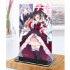 Khung ảnh Mica trong suốt Kích thước A4,A5 In hình Tokisaki Kurumi (1) Anime Manga Date A Live đế lùa màu đen