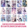 Khung Ảnh Treo Tường,Để Bàn 10x15,13x18,A5,A4,A3 Mặt Mica Kamisato Ayaka Game Genshin Impact (1) kèm chân đế/Đinh 3 chân