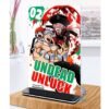 Khung ảnh Mica trong suốt Kích thước A4,A5 In hình Anime Manga Light Novel Undead Unluck đế lùa màu đen - 2D Tộc Shop