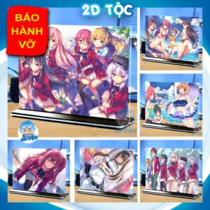 Khung ảnh Mica Kích thước A4,A5 In hình Anime Manga Light Novel Chào mừng đến lớp học đề cao thực lực (1) đế lùa màu đen