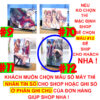 Khung ảnh Mica Kích thước A4,A5 In hình Anime Manga Light Novel Chào mừng đến lớp học đề cao thực lực (1) đế lùa màu đen