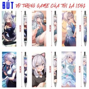 Bút viết In hình Vợ Trong Game Của Tôi Là Idol Nổi Tiếng Ngoài Đời Hình in sắc nét -  Bút Gel ngòi 0.5mm by 2D Tộc Shop