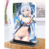 Khung ảnh Mica trong suốt Kích thước A4,A5 In hình Anime Manga Light Novel Gawr Gura Hololive (1) đế lùa màu đen