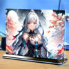 shopee-23180975685-5 Khung ảnh Mica trong suốt Kích thước A4,A5 In hình Anime Manga Light Novel Jingliu Game Honkai: Star Rail đế lùa màu đen