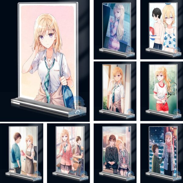 Khung ảnh Mica A4,A5 In hình Anime Manga Light Novel Sống Cùng Em Kế Gimai Seikatsu đế trong suốt - 2D Tộc Shop
