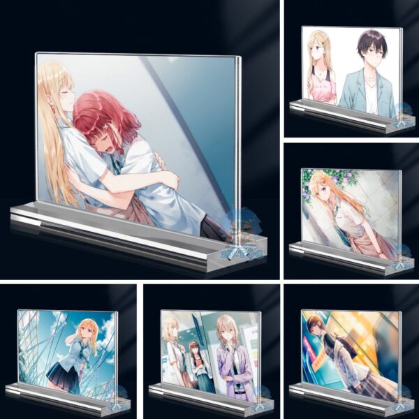 Khung ảnh Mica A4,A5 In hình Anime Manga Light Novel Sống Cùng Em Kế Gimai Seikatsu đế trong suốt - 2D Tộc Shop