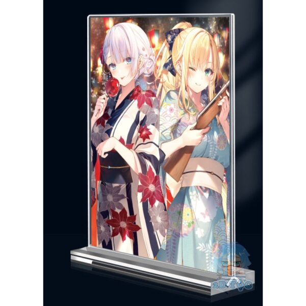 Khung ảnh Mica trong suốt Kích thước A4,A5 In hình Anime Manga Light Novel Seiken Gakuin đế lùa dày trong suốt - 2D Tộc