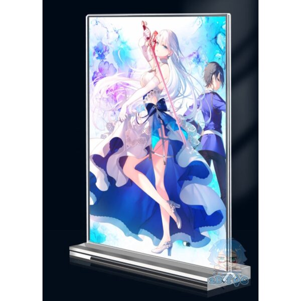 Khung ảnh Mica trong suốt Kích thước A4,A5 In hình Anime Manga Light Novel Seiken Gakuin đế lùa dày trong suốt - 2D Tộc
