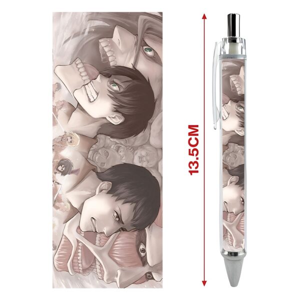 Bút viết In hình Attack On Titan Đại Chiến Titan - Hình in sắc nét - Bút Gel ngòi 0.5mm by 2D Tộc Shop