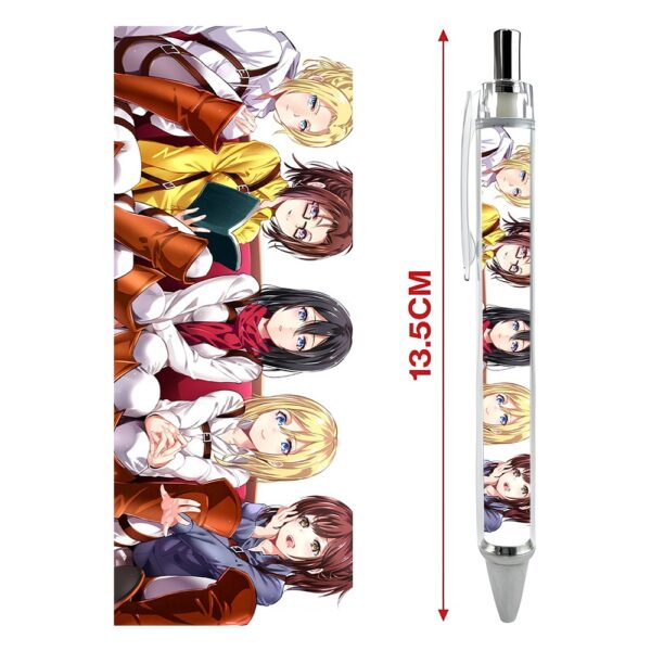 Bút viết In hình Attack On Titan Đại Chiến Titan - Hình in sắc nét - Bút Gel ngòi 0.5mm by 2D Tộc Shop