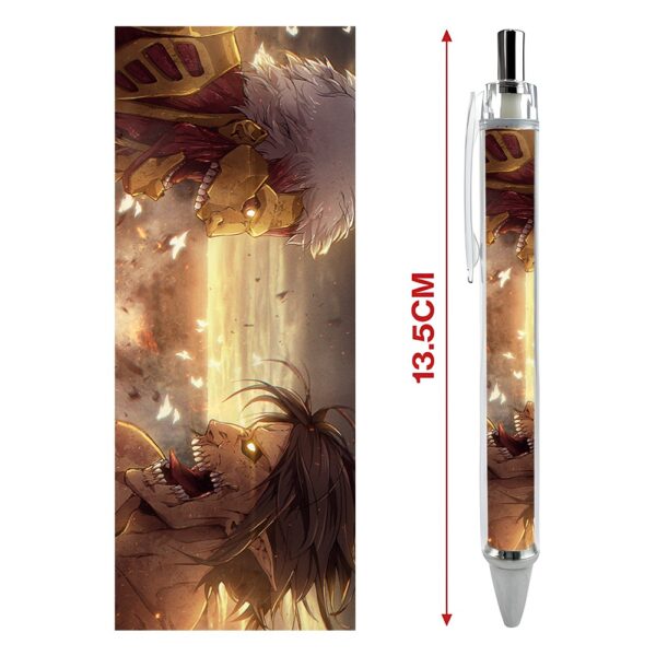 Bút viết In hình Attack On Titan Đại Chiến Titan - Hình in sắc nét - Bút Gel ngòi 0.5mm by 2D Tộc Shop