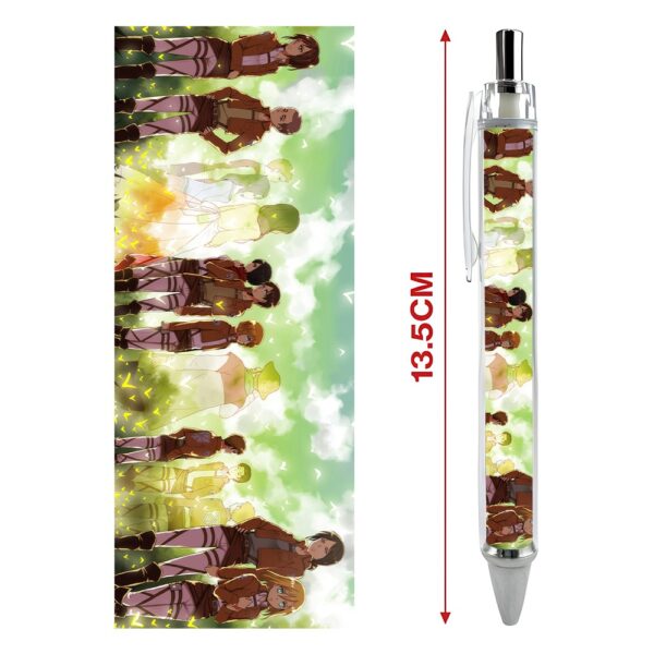 Bút viết In hình Attack On Titan Đại Chiến Titan - Hình in sắc nét - Bút Gel ngòi 0.5mm by 2D Tộc Shop