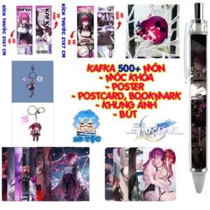 Tổng hợp Poster Postcard Móc khóa Standee Khung ảnh Bút Kafka Game Honkai: Star Rail - 2D Tộc Shop