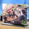Khung ảnh Mica trong suốt Kích thước A4,A5 In hình Anime Manga Light Novel Tổng Hợp Blue Archive (1) đế đen 2D Tộc Shop