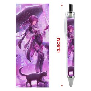 Bút viết In hình Kafka Game Honkai: Star Rail - Hình in sắc nét - Bút Gel ngòi 0.5mm by 2D Tộc Shop