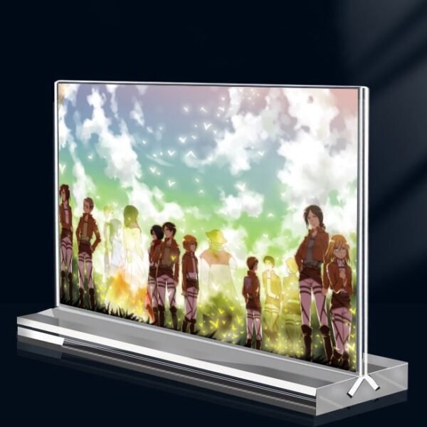 Khung ảnh Mica trong suốt Kích thước A4,A5 In hình Anime Manga Light Novel Đại Chiến Titan đế lùa dày trong suốt
