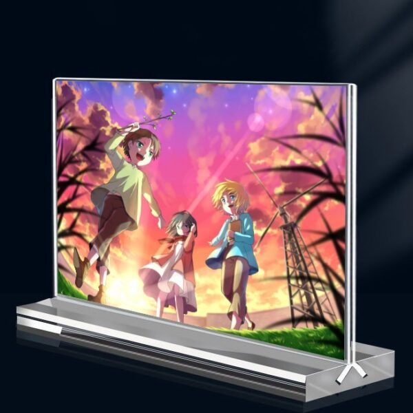 Khung ảnh Mica trong suốt Kích thước A4,A5 In hình Anime Manga Light Novel Đại Chiến Titan đế lùa dày trong suốt
