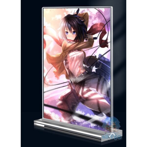 Khung ảnh Mica trong suốt Kích thước A4,A5 In hình Anime Manga Light Novel Đại Chiến Titan đế lùa dày trong suốt
