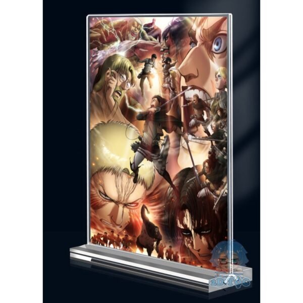 Khung ảnh Mica trong suốt Kích thước A4,A5 In hình Anime Manga Light Novel Đại Chiến Titan đế lùa dày trong suốt
