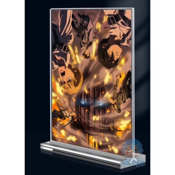 Khung ảnh Mica trong suốt Kích thước A4,A5 In hình Anime Manga Light Novel Đại Chiến Titan đế lùa dày trong suốt